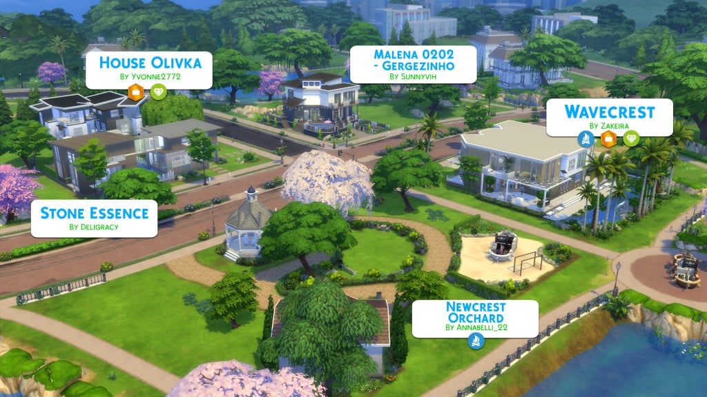 The Sims 4: How I ''built'' Newcrest - Sims Community