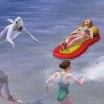 ts3 seasons shark floatie