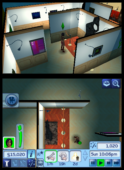 TheSims3 3DS Museum top+btm