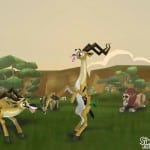 lion gazelles