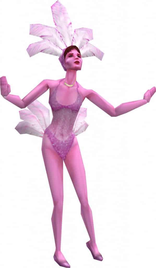 The Sims 1 Base Game And Expansions: Official Features And Assets 208 the sims makin magic flamingo dancer