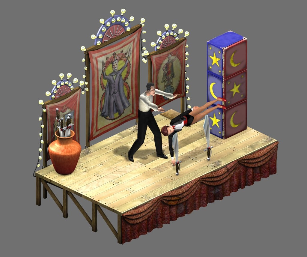 The Sims 1 Base Game And Expansions: Official Features And Assets 194 the sims makin magic side show