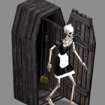 the sims makin  magic skeleton closet