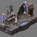 the sims makin  magic spook show stage