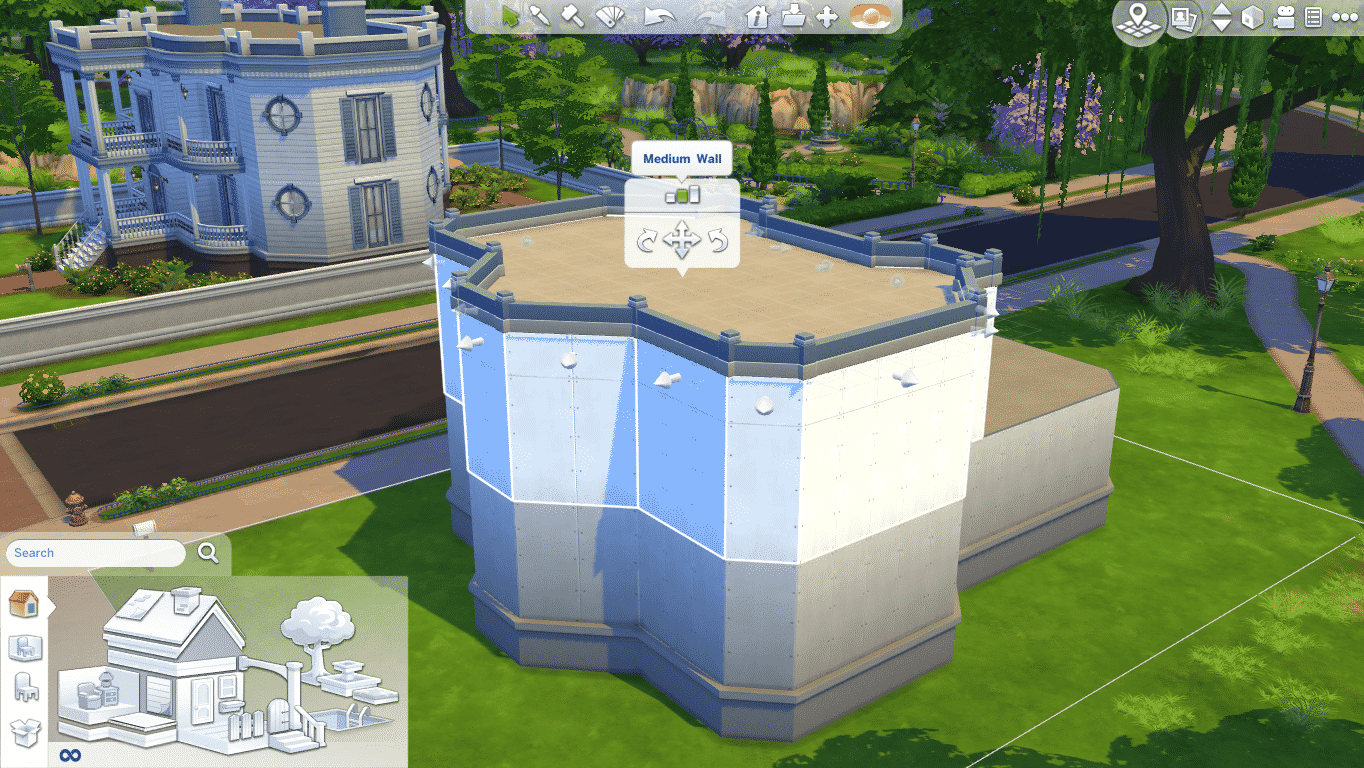 sims build a house