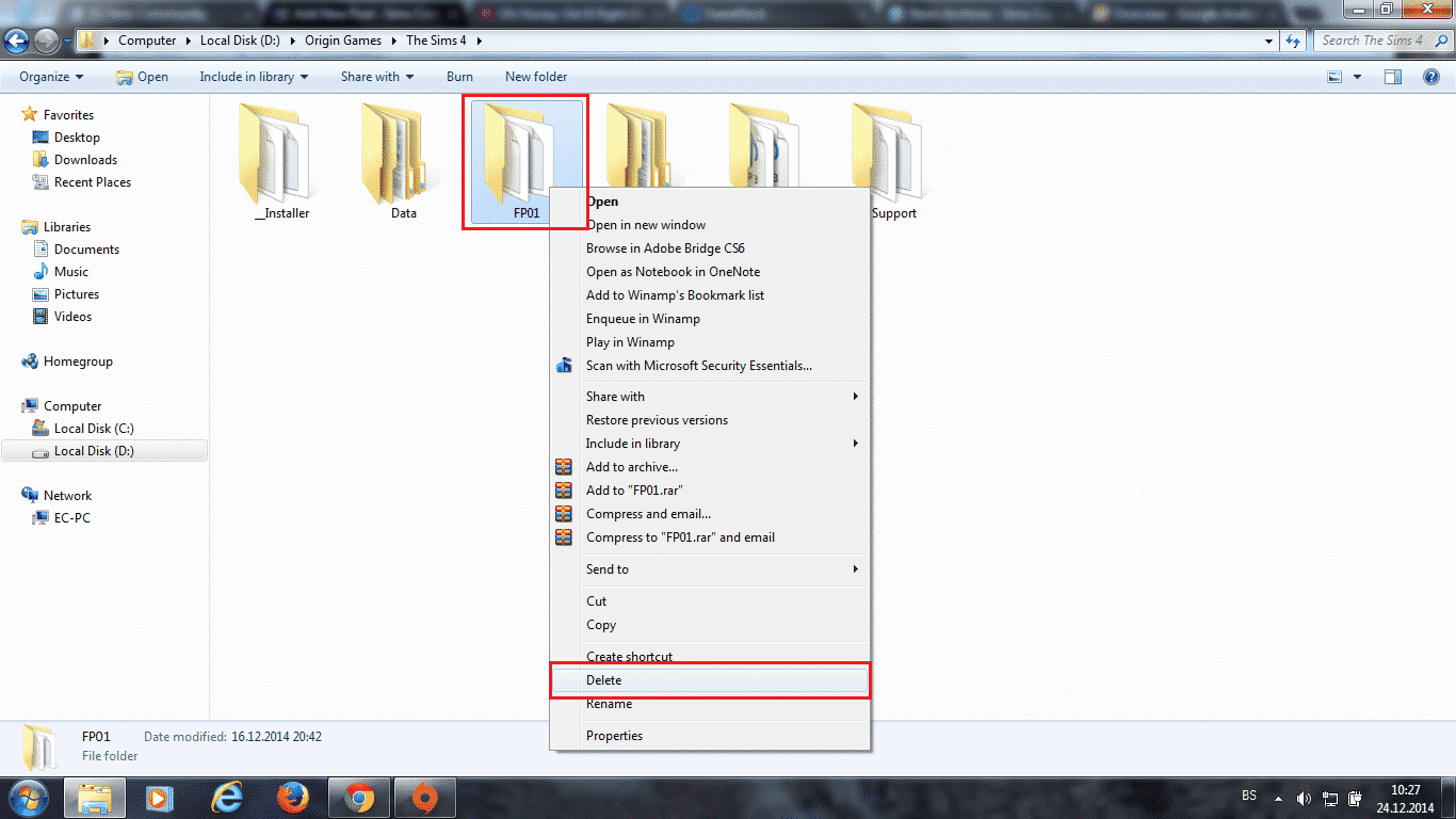 uninstall sims 4 without origin