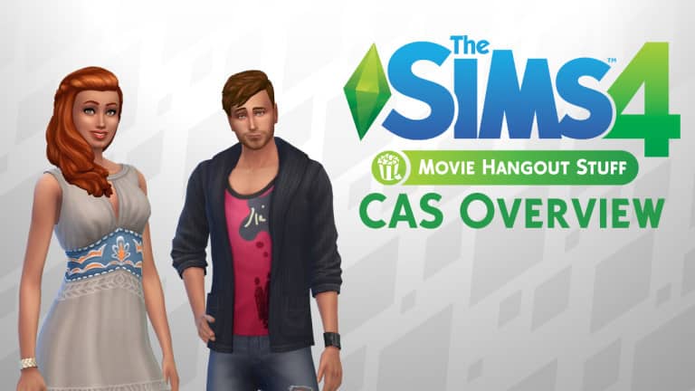 The Sims 4 Movie Hangout Stuff: CAS Overview