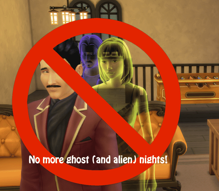 The Sims 4 Mod: No alien, ghost, bear, or knight night at the bar