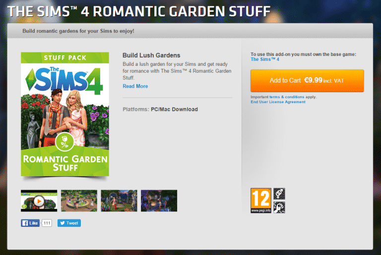 The Sims 4 Romantic Garden NOW AVAILABLE ON ORIGIN!