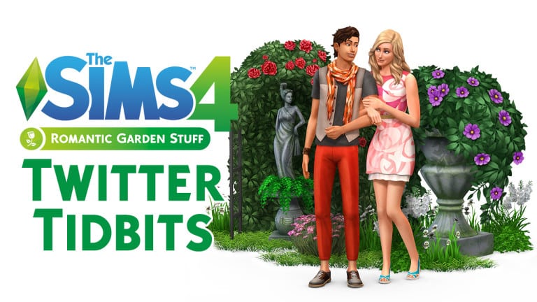 The Sims 4 Romantic Garden Stuff: Twitter Tidbits