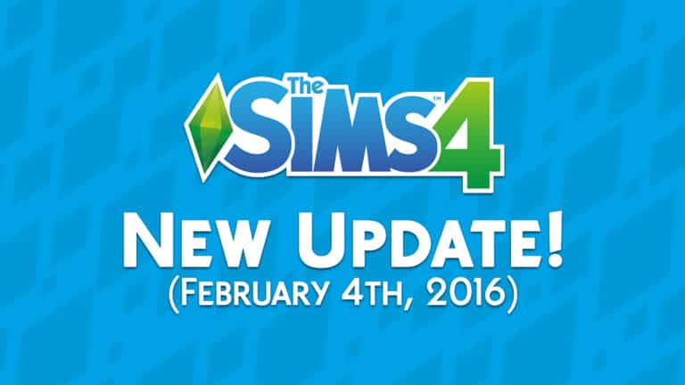 The Sims 4: New Update! (February 4th, 2016)