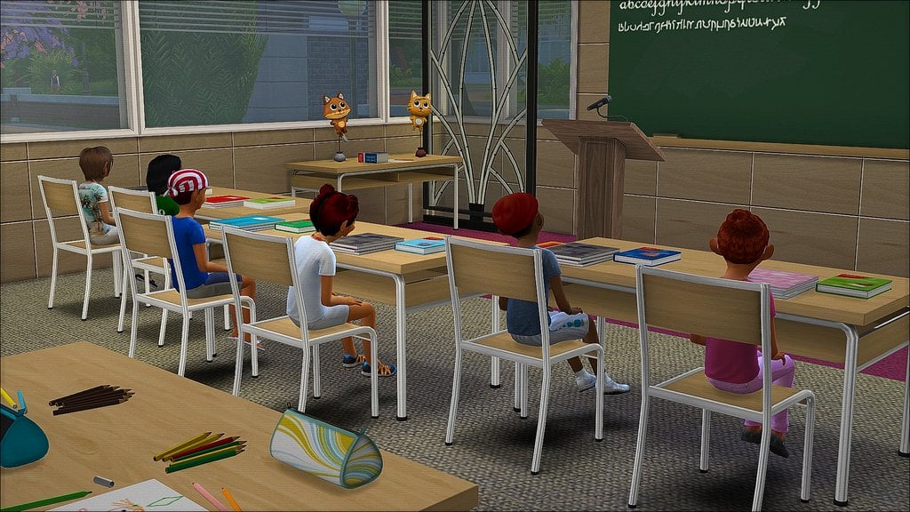 School mod. SIMS 4 школа. The SIMS 4: старшая школа. Американская школа симс 4. SIMS 4 учитель.