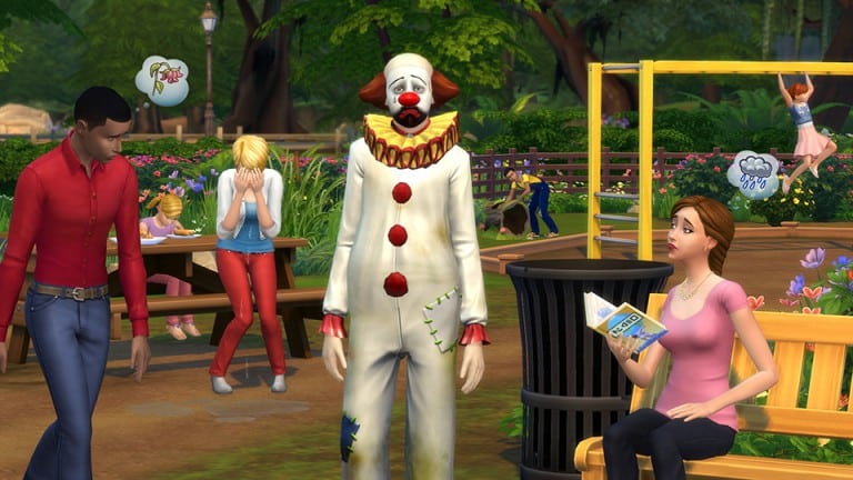 The Sims Blog: Look Out for the Tragic Clown, Now Available in The Sims 4