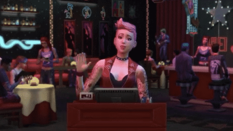 The Sims 4 Dine Out: New GIF Screen