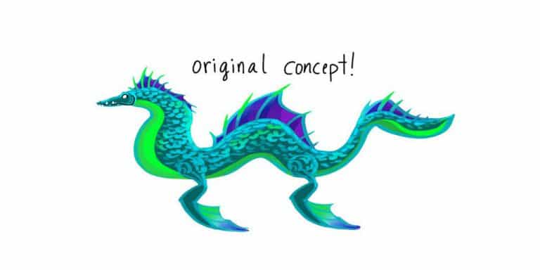 The Sims 4 Get Together: Concept Art of Emily The Sea Monster