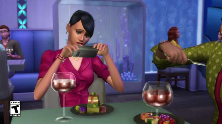 The Sims 4 Dine Out: Food Photography is now a thing!