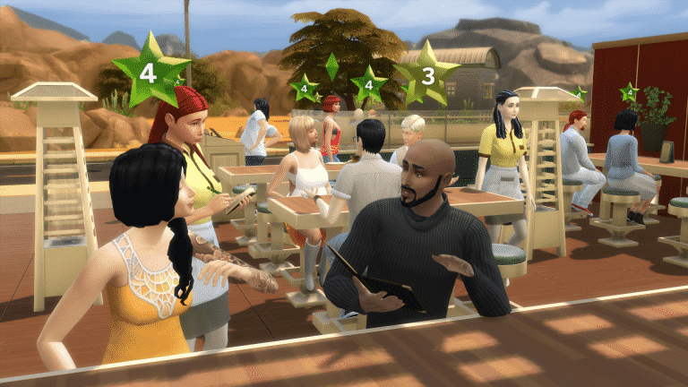The Sims 4 Dine Out: Running a Restaurant