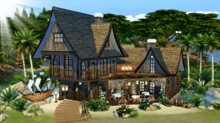 The Sims 4 Dine Out: Building a Pirate-Themed Restaurant