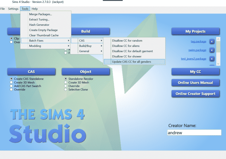 The Sims 4: Easy Way to make your CAS CC Unisex