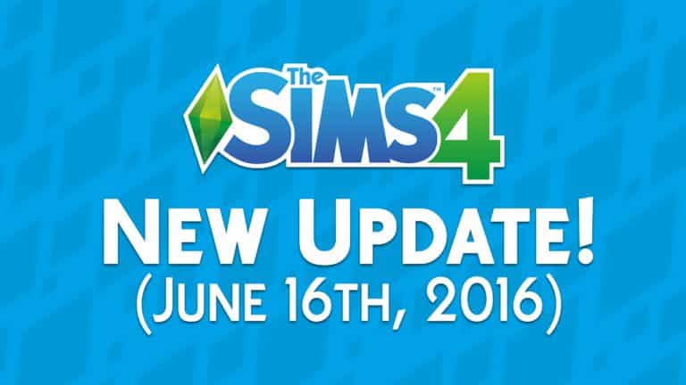 The Sims 4: New Update + Patch Notes! (June 16th, 2016)