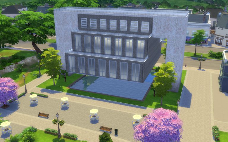 The Sims 4 Building: Creating Suspended Buildings