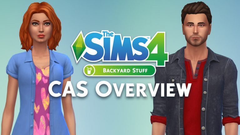 The Sims 4 Backyard Stuff: CAS Overview