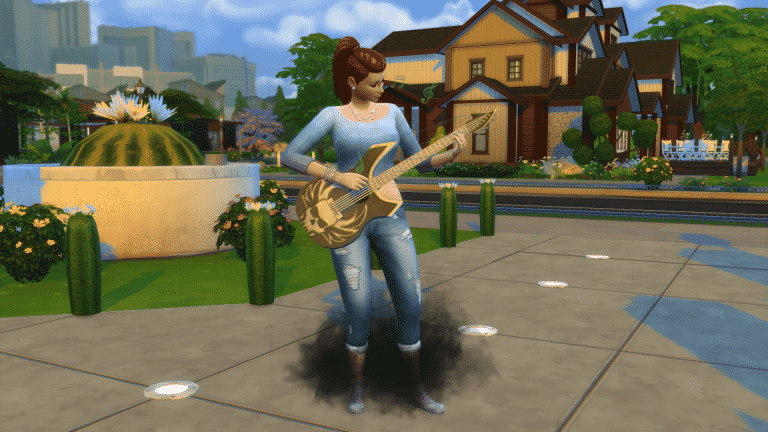 The Sims 4: Grim’s Ghoulish Guitar Found in Game Files