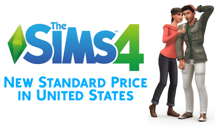 The Sims 4 Base Game has a new standard price in US