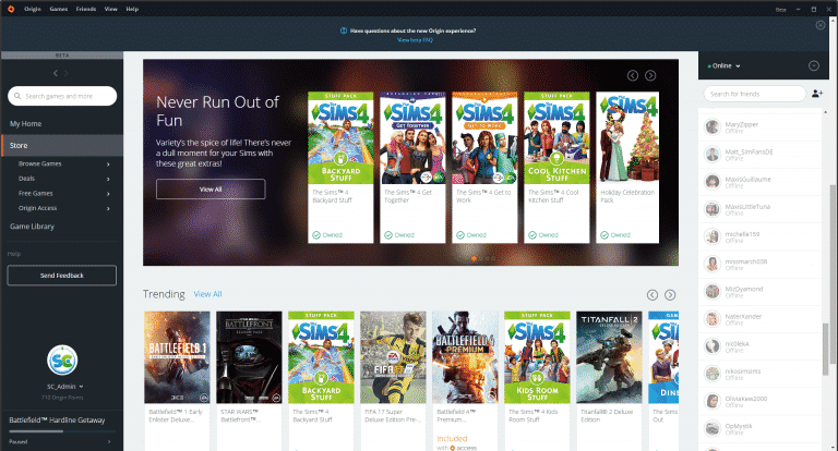 Origin is getting a new look!