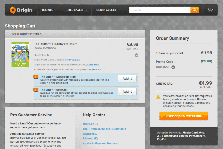 Origin: Get ANY released game 50% off!