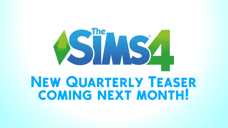 The Sims 4: New Quarterly Teaser coming this October