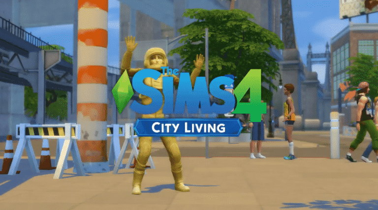 The Sims 4 City Living: Street Performer Clip
