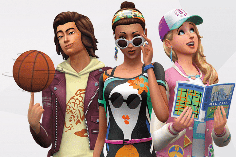 The Sims 4 City Living: Official Box Art Render