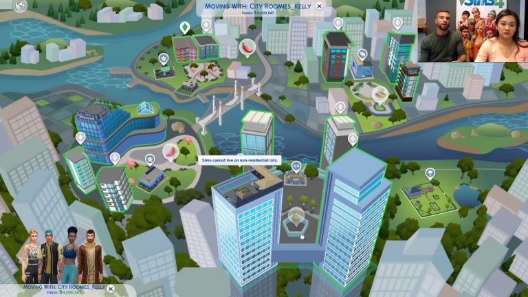 The Sims 4 City Living: San Myshuno World Map