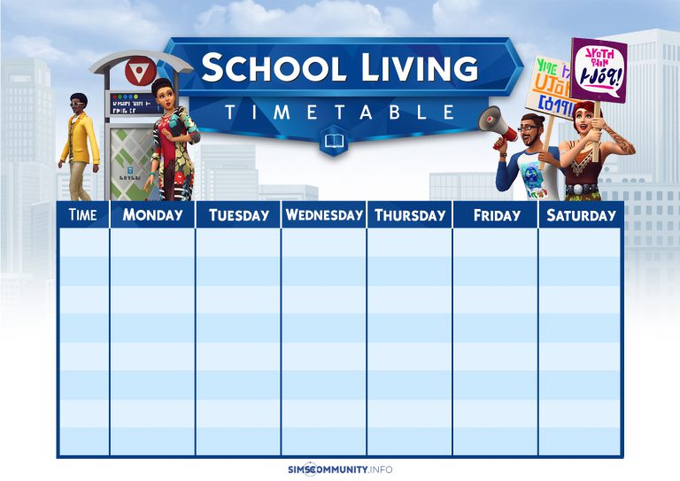 Now Available: City Living School Timetable