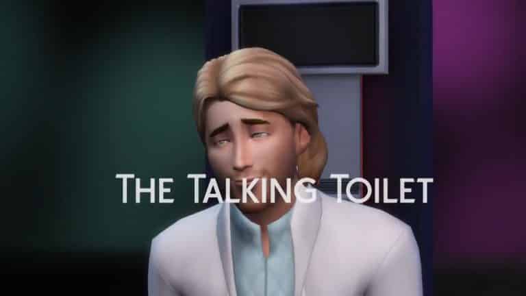 The Sims 4 City Living: The Talking Toilet Trailer
