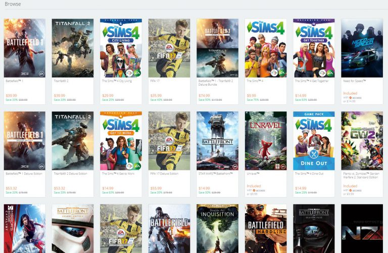 Origin Black Friday Sale is here!