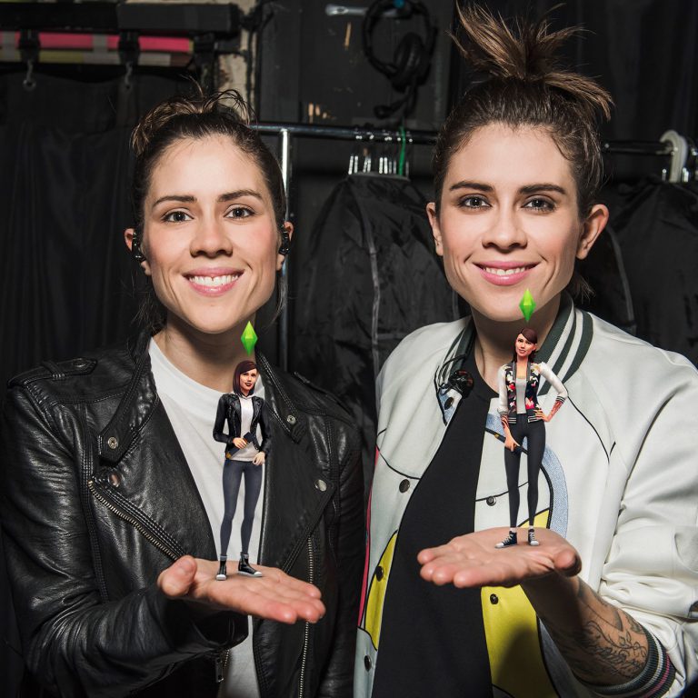 The Sims 4 City Living: Tegan and Sara Promo Image