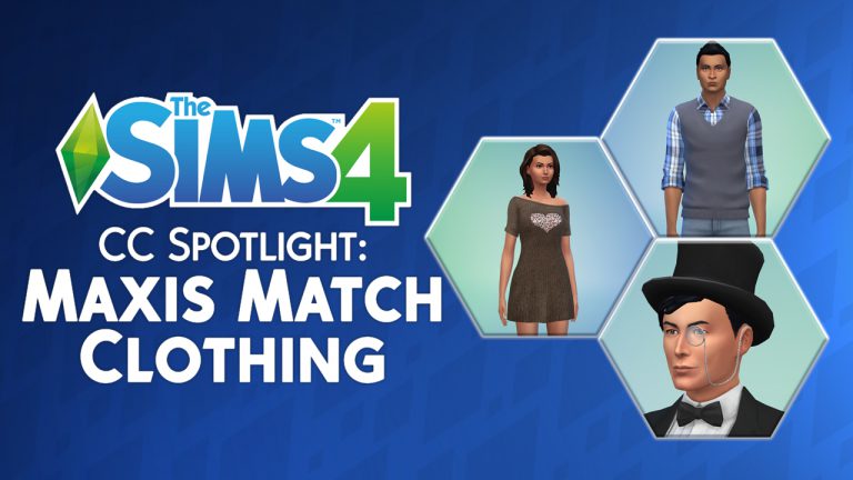 The Sims 4 CC Spotlight: Maxis Match Clothing