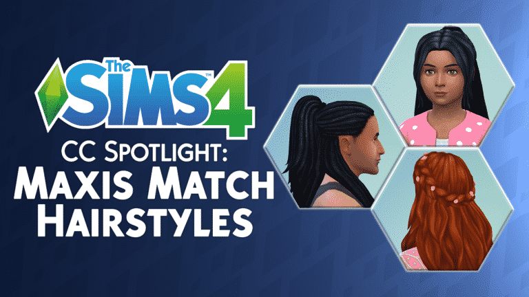 The Sims 4 CC Spotlight: Maxis Match Hairstyles