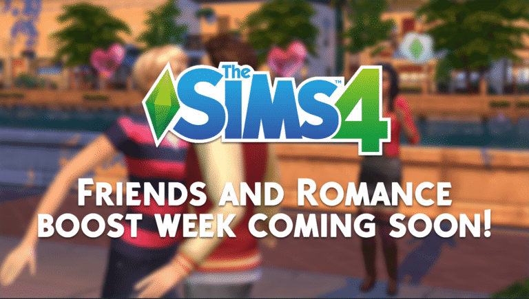 The Sims 4: Friends and Romance Boost Week Coming Soon