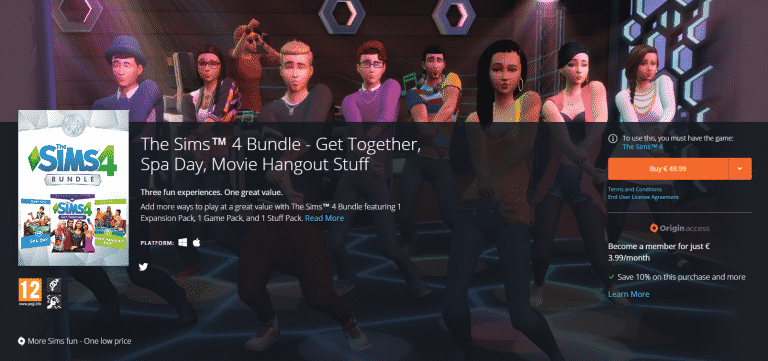 The Sims 4: Pack Bundle #2 Available on Origin!