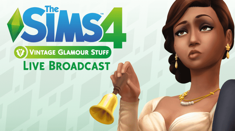 The Sims 4 Vintage Glamour: Live Broadcast!