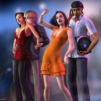 wallpaper the sims 2 nightlife 05 1680×1050