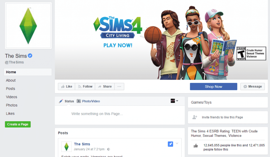 The Sims Facebook Pages are merging