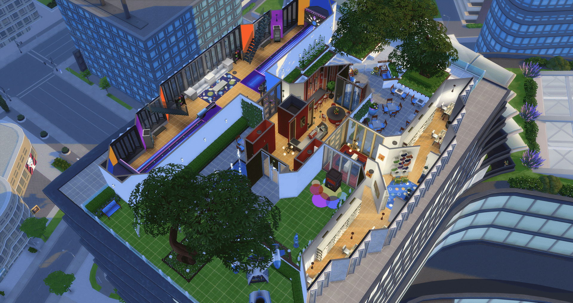 The Sims 4 Build: Urban Commercial - Build Up Not Out!