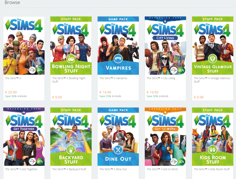 Origin Sale: Save up to 60% on games! (The Sims 4 included)