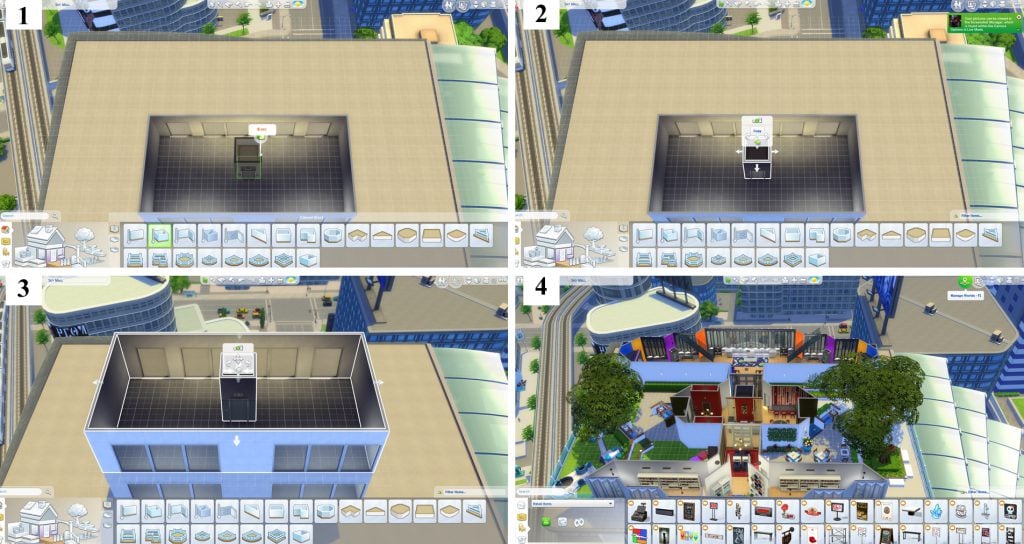 The Sims 4 Build: Urban Commercial – Build Up Not Out!