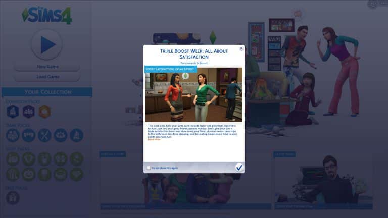 The Sims 4: Triple Boost Week is back!
