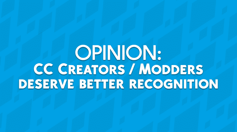 Opinion: Custom Content Creators / Modders deserve better recognition